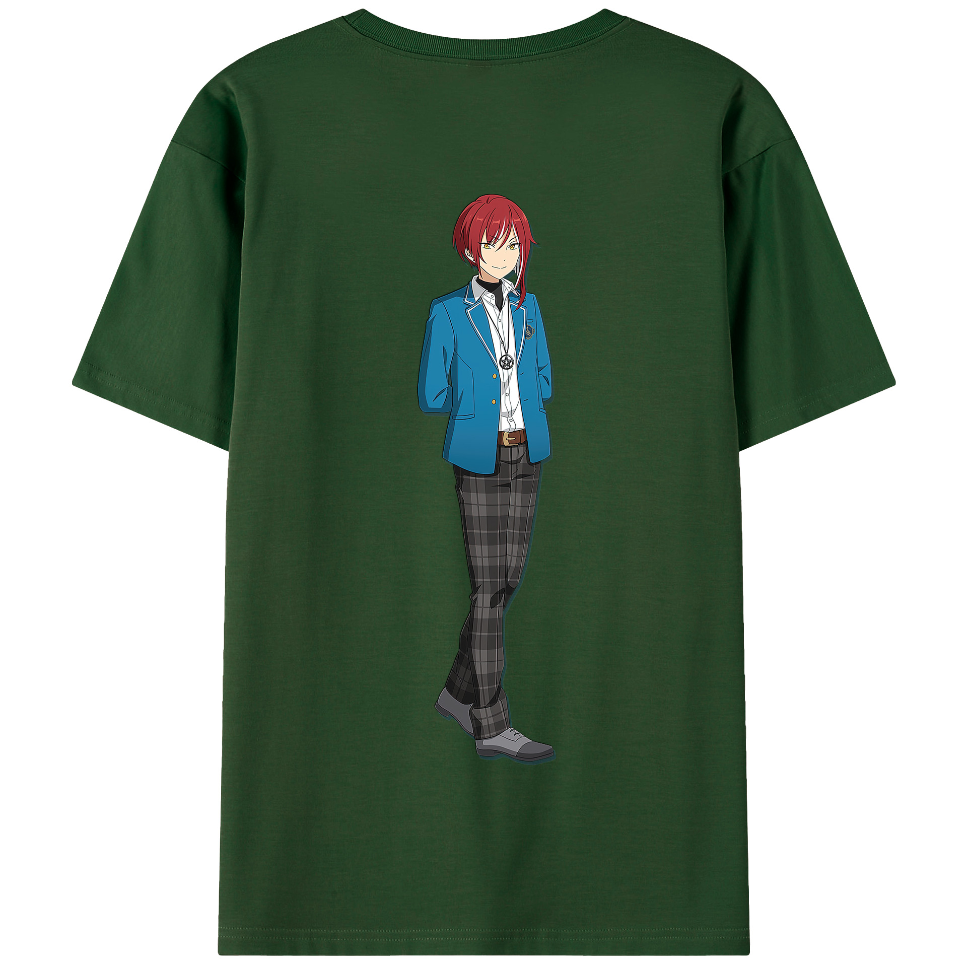 （画像用） あんさんぶるスターズ! Ensemble Stars 綿100％半袖Tシャツ（背面プリント）